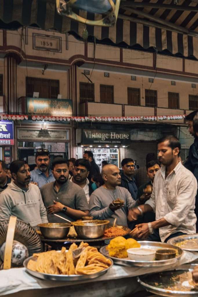 Street food in Varanasi, India