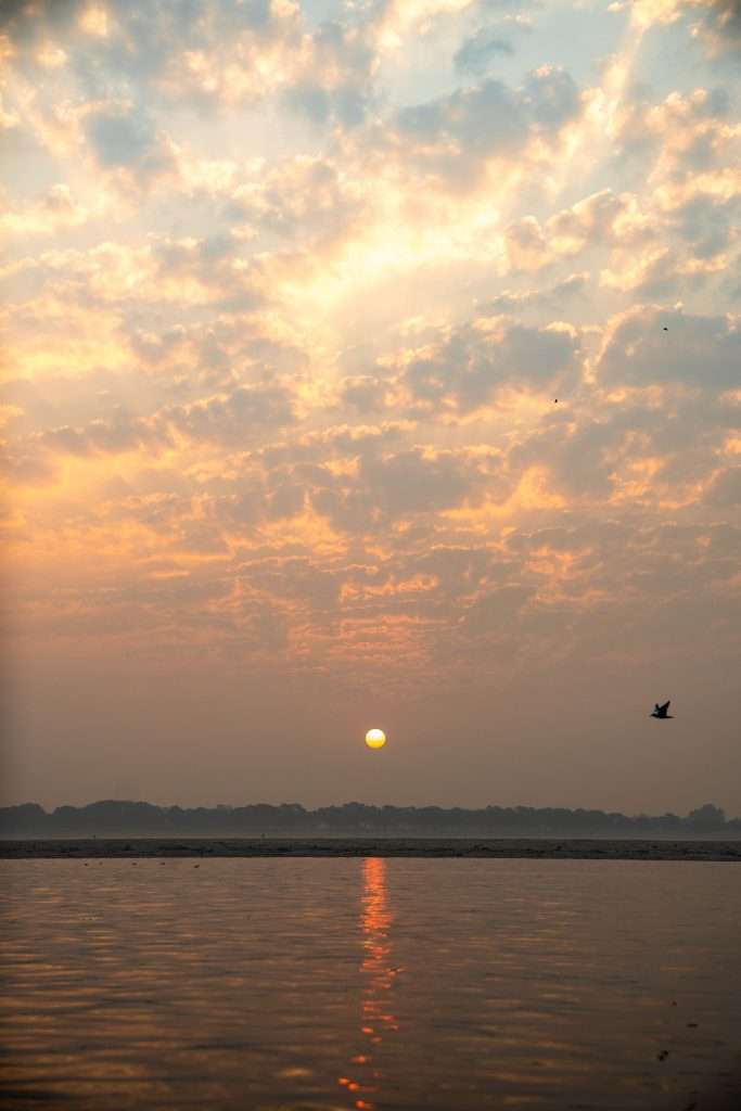 Varanasi 2-Day Itinerary - Sunrise in Varanasi from the Ganges