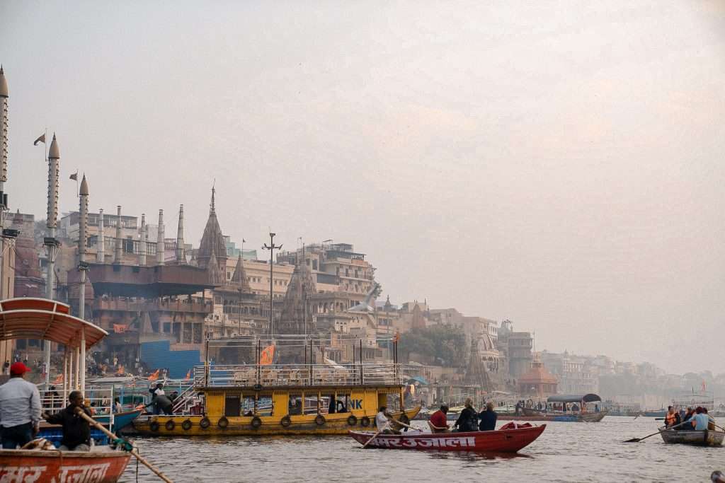 Varanasi 2-Day Itinerary - Varanasi from the Ganges