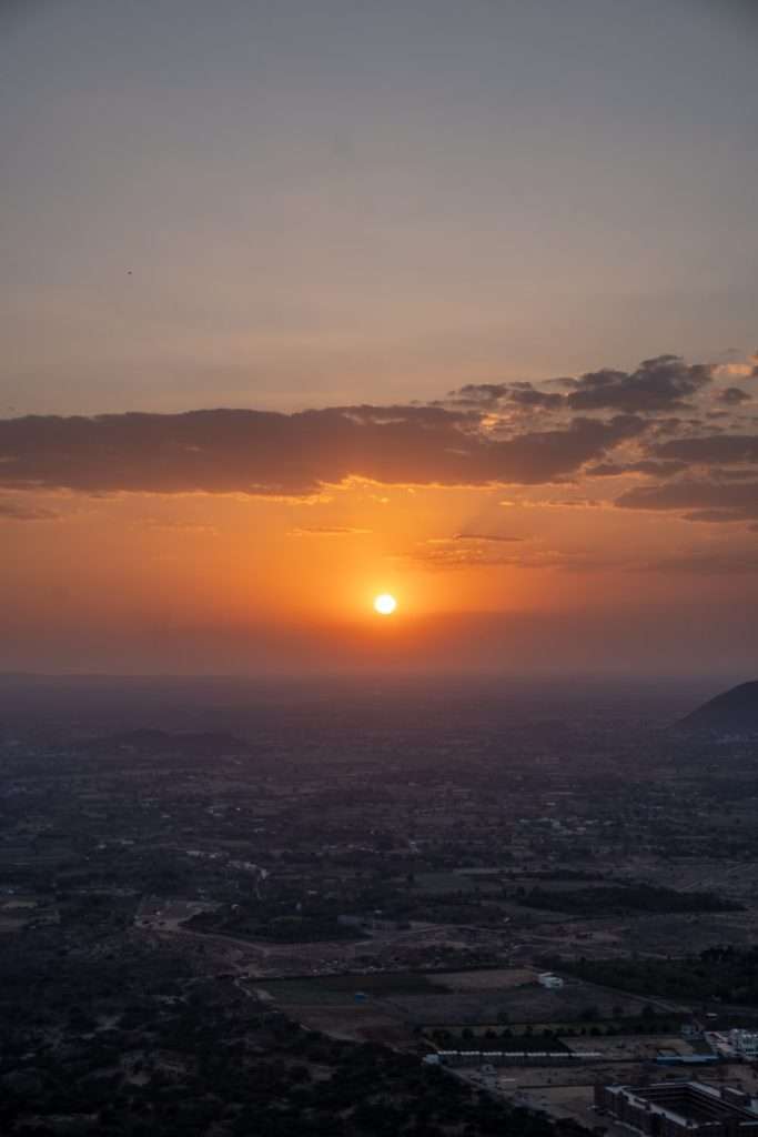 Savitri Mata Temple at Sunset - Pushkar 